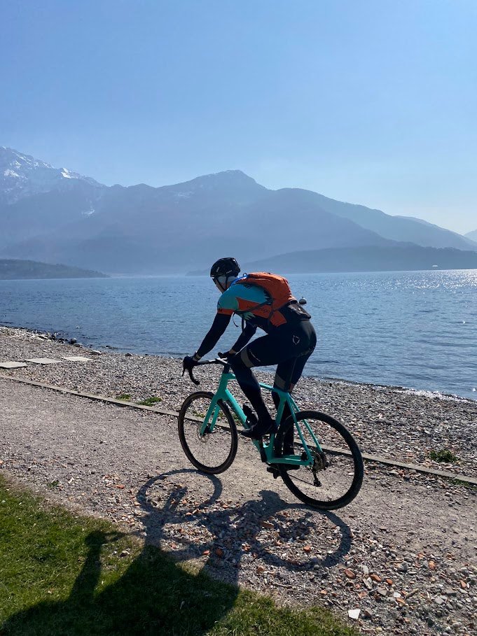 Gravel Biking on Lake Como
